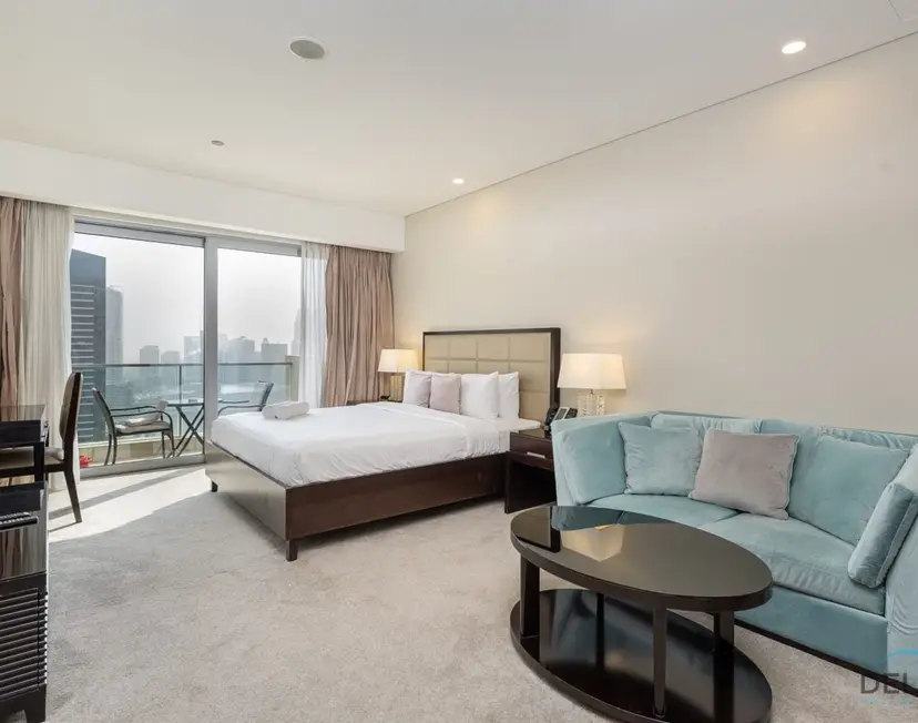 Studio avec vue sur le canal de la marina, à côté du centre commercial et de la promenade — Dubai Marina — photo 2