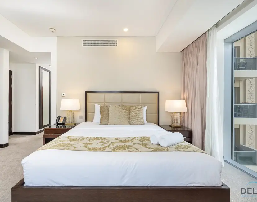 1-Schlafzimmer mit Blick auf den Marinakanal, nur wenige Minuten vom Marina Mall entfernt — Dubai Marina — photo 21