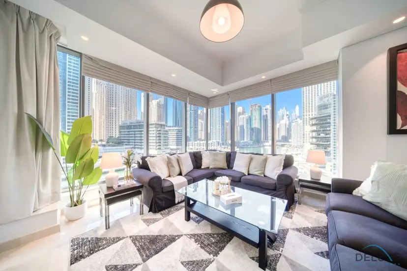 Wunderschönes 2-Schlafzimmer-Appartement in den Silverene Towers — Dubai Marina — photo 1