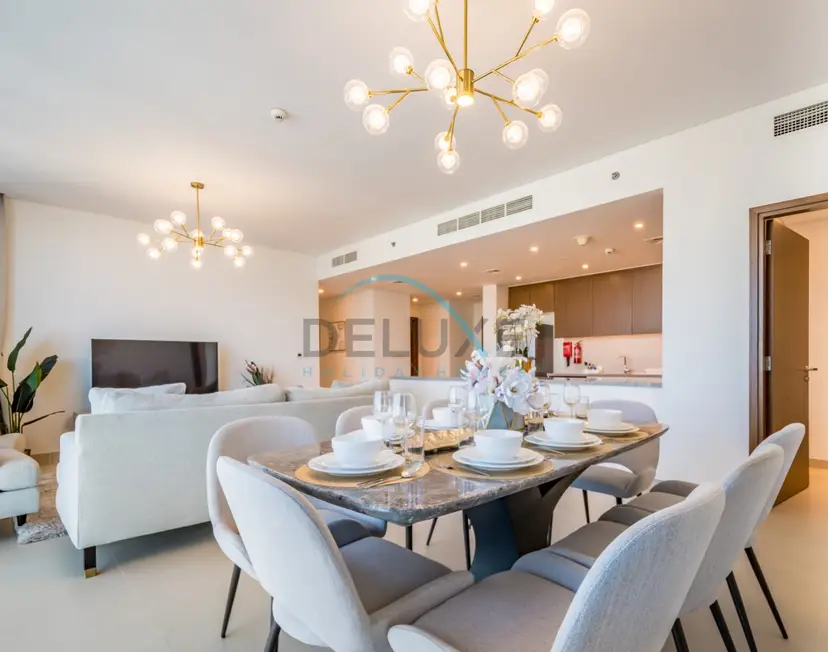 Appartement 3 chambres avec vue sur la mer, chambre pour assistant et balcon — Dubai Marina — photo 9