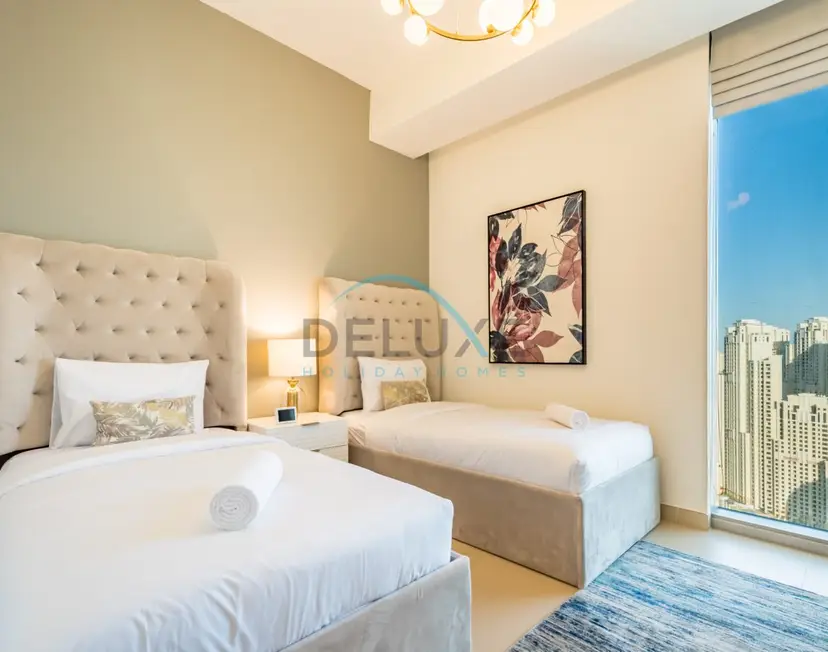 Appartement 3 chambres avec vue sur la mer, chambre pour assistant et balcon — Dubai Marina — photo 8
