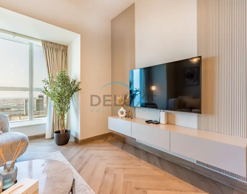 Upgraded 1-Bedroom Overlooking Palm Jumeirah & Sea Views from Living — Dubai Marina — photo 6