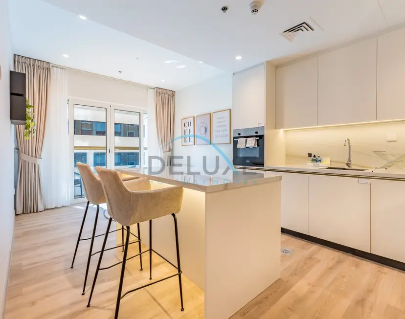 Appartement de 2 chambres modernisé avec vue partielle sur la mer, proche du tramway de Dubaï — Dubai Marina — photo 7