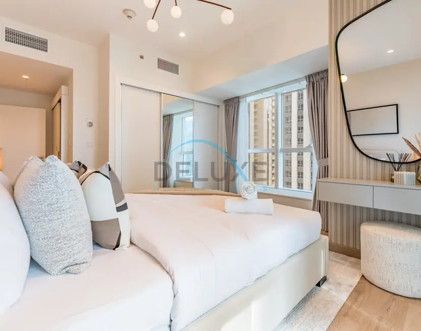Appartement de 2 chambres modernisé avec vue partielle sur la mer, proche du tramway de Dubaï — Dubai Marina — photo 14