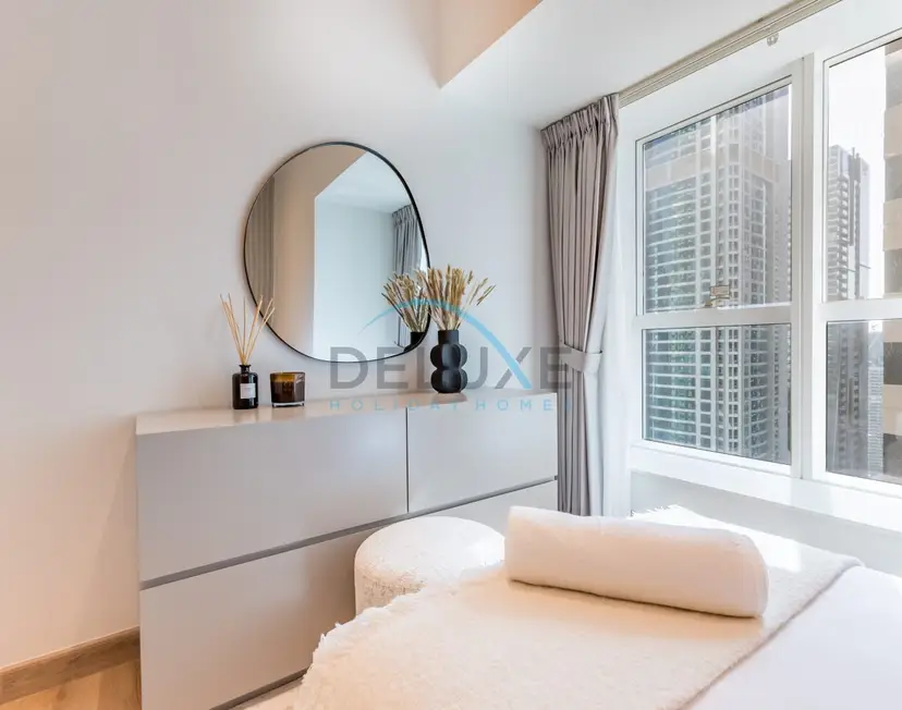 Appartement de 2 chambres modernisé avec vue partielle sur la mer, proche du tramway de Dubaï — Dubai Marina — photo 17
