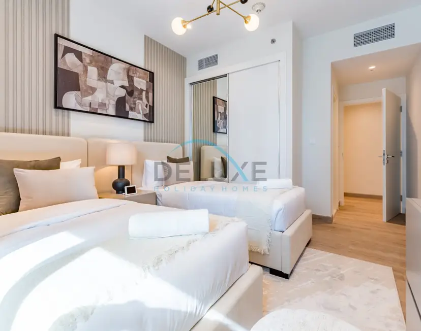 Appartement de 2 chambres modernisé avec vue partielle sur la mer, proche du tramway de Dubaï — Dubai Marina — photo 18
