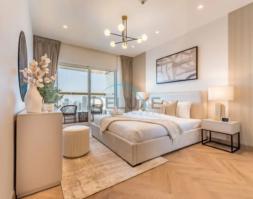 Upgraded 1-Bedroom Overlooking Palm Jumeirah & Sea Views from Living — Dubai Marina — photo 2
