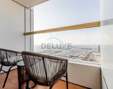 Upgraded 1-Bedroom Overlooking Palm Jumeirah & Sea Views from Living — Dubai Marina — photo 3
