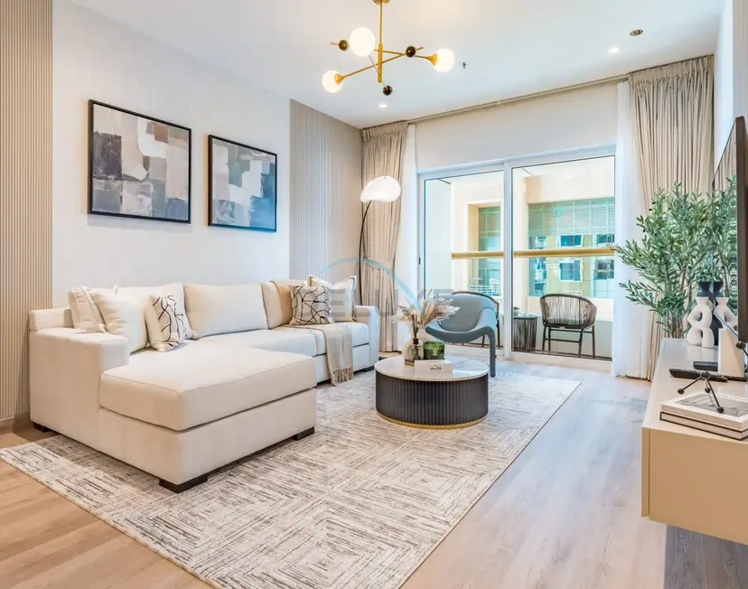 Renoviertes 1-Schlafzimmer-Apartment mit teilweisem Meer- und Stadtblick in Strandnähe — Dubai Marina — photo 6