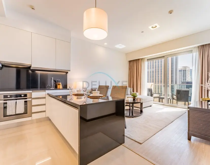 Appartement d'une chambre en étage élevé avec vue panoramique sur le canal de Dubaï — Dubai Marina — photo 7