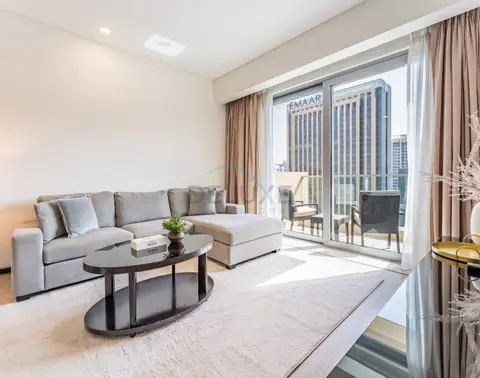 Appartement d'une chambre en étage élevé avec vue panoramique sur le canal de Dubaï — Dubai Marina — photo 2