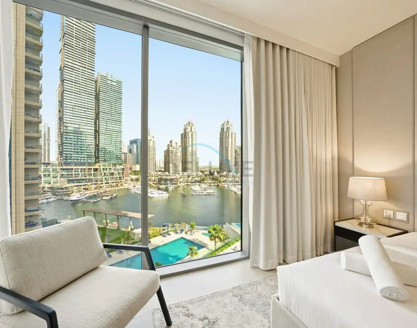 Appartement 1 chambre avec vue sur la marina et la ville — Dubai Marina — photo 18