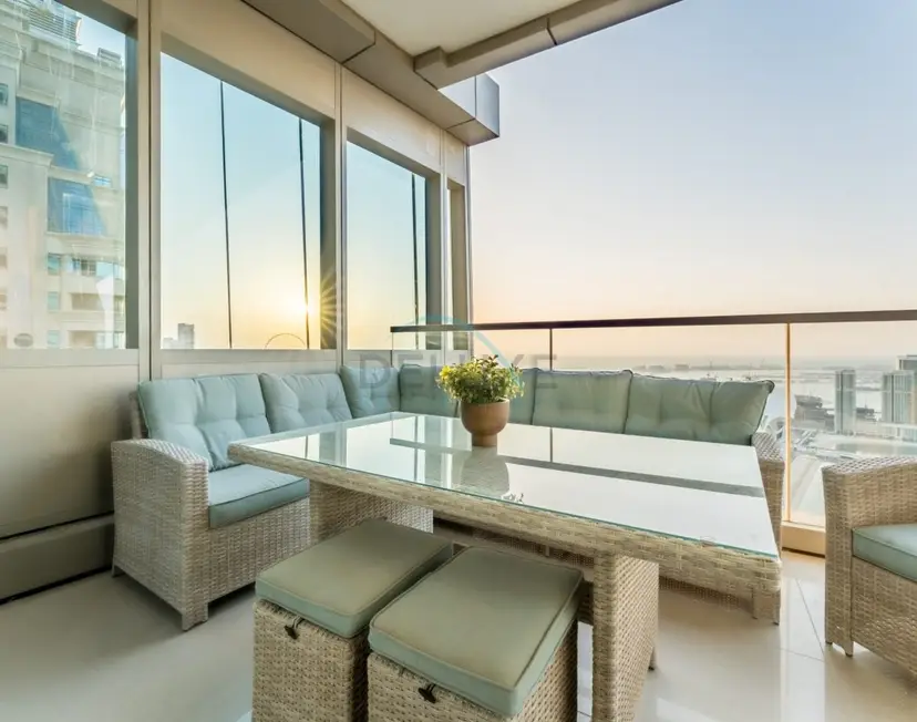 3-Bedroom with Sea View, Short Stroll From Marina Walk — Dubai Marina — photo 3