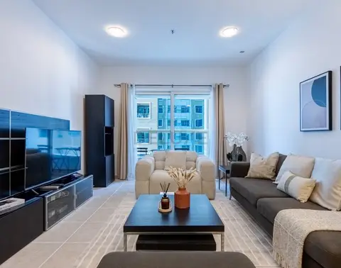 Appartement en étage élevé avec vue imprenable sur la mer — Dubai Marina — photo 2