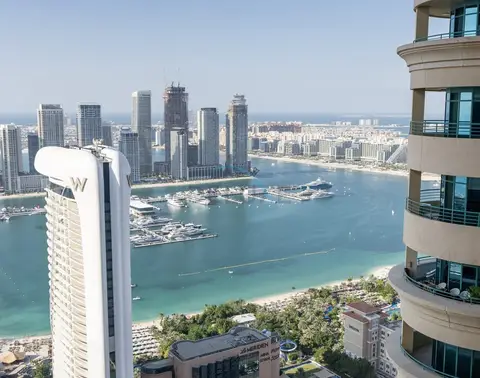 Appartement en étage élevé avec vue imprenable sur la mer — Dubai Marina — photo 3